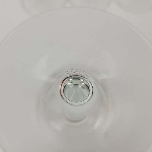 Vintage 6 Irish Coffee Stem 6" Wine Glass Goblet Clover Shamrock France - Picture 7 of 7